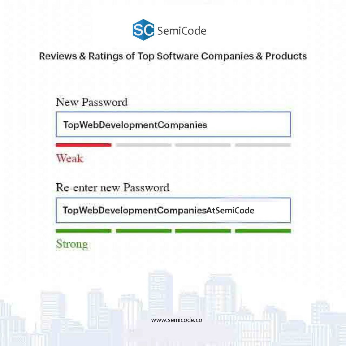 semicoders's tweet photo. This year, never miss the Correct Password as well as an opportunity of finding Top Company for your business. 😎 https://t.co/QDBqO8DZCe
