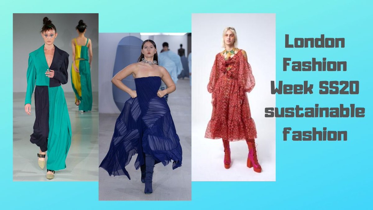 frumpytofunky's tweet photo. #sustainablefashion from @BFC @LondonFashionWk
SS20 with #KatieAnnMcGuigan #RichardMalone &amp; #SimonMo featured in @eclipse_racing #magazine 
@Dyelogfashions #ethicalfashion #ecofashion #ethical #ecofriendly #positivefashion #Sustainability #carbonfootprint
 https://t.co/XnIARO3YOh https://t.co/nPf8sFC7T2