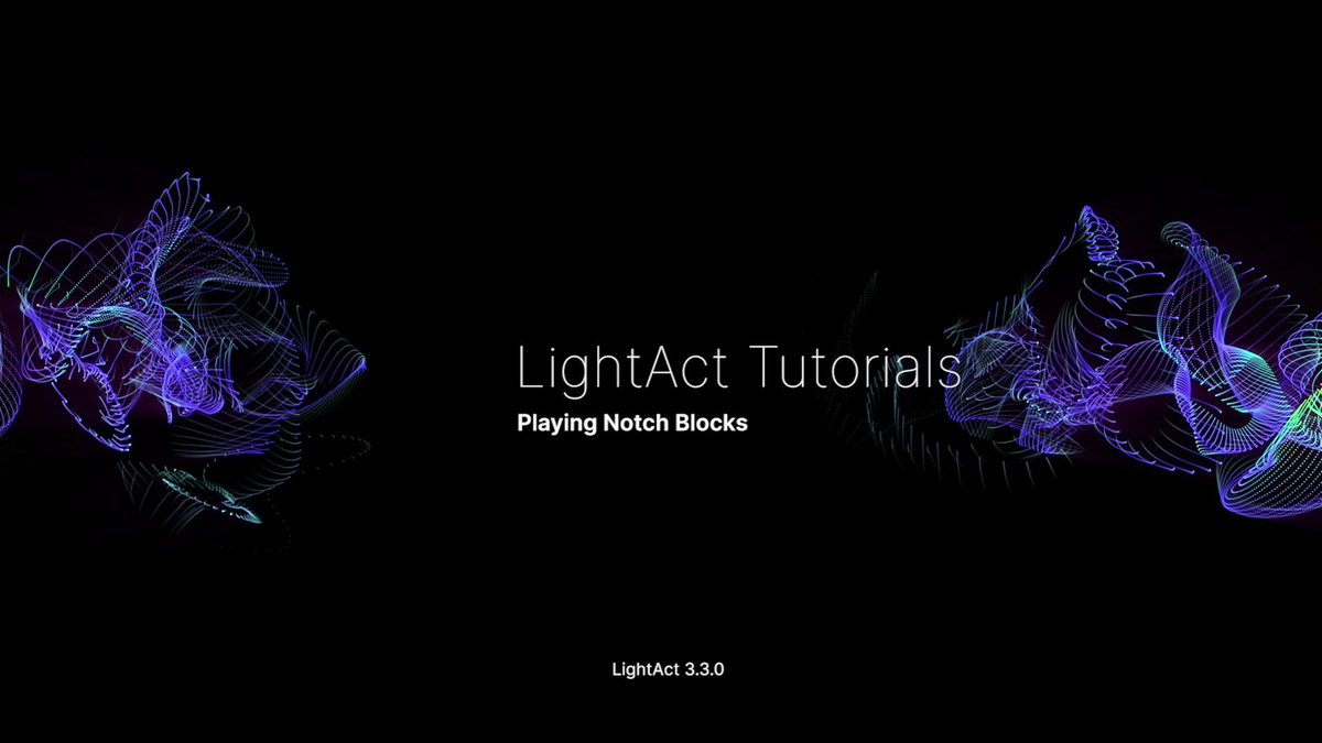 mitjaprelovsek's tweet image. For all notchvfx users, we've made a nice &amp;amp; short tutorial guiding you every step of the way of playing Notch blocks in #LightAct.

Watch it here: buff.ly/2TiWDHM

#interactiveworlds #tutorial #madewithnotch