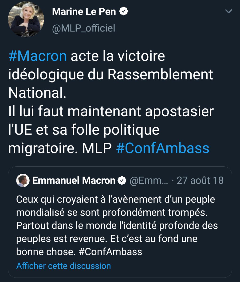 Ce fil documente, sur un travail de plusieurs mois, les liens qui unissent  #LREM et le  #FrontNational.Le tableau dressé est effrayant : le macronisme pave la voie en ligne directe vers le fascisme. Le sourire aux lèvres.  #LREMFN1/