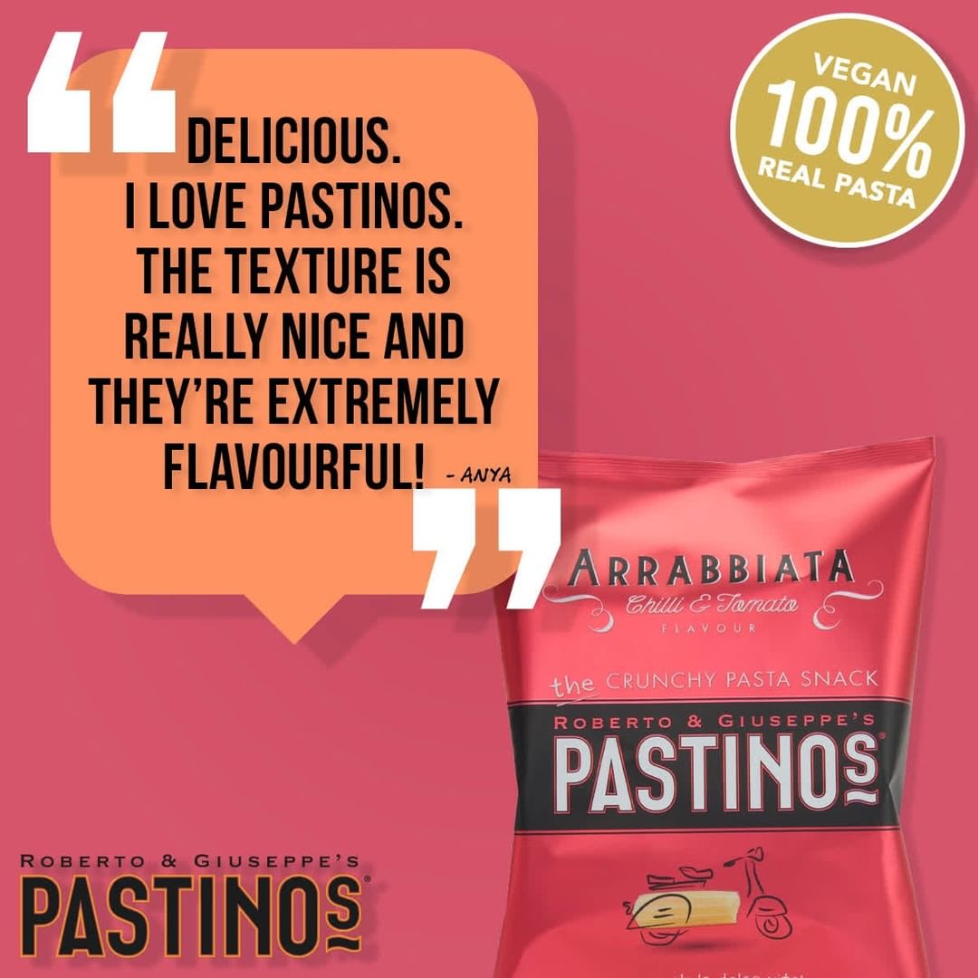 PastinosUK's tweet photo. Made with 100% durum wheat... Not potato... Giving our Pastinos a unique texture and incredible crunch!
˙
Pasta, not crisps, and 100% vegan!
˙
#PastinosCrunch #Pesto #HealthySnack #VeganSnack #Vegan #Veganuary https://t.co/Xn4t9ZEjr5