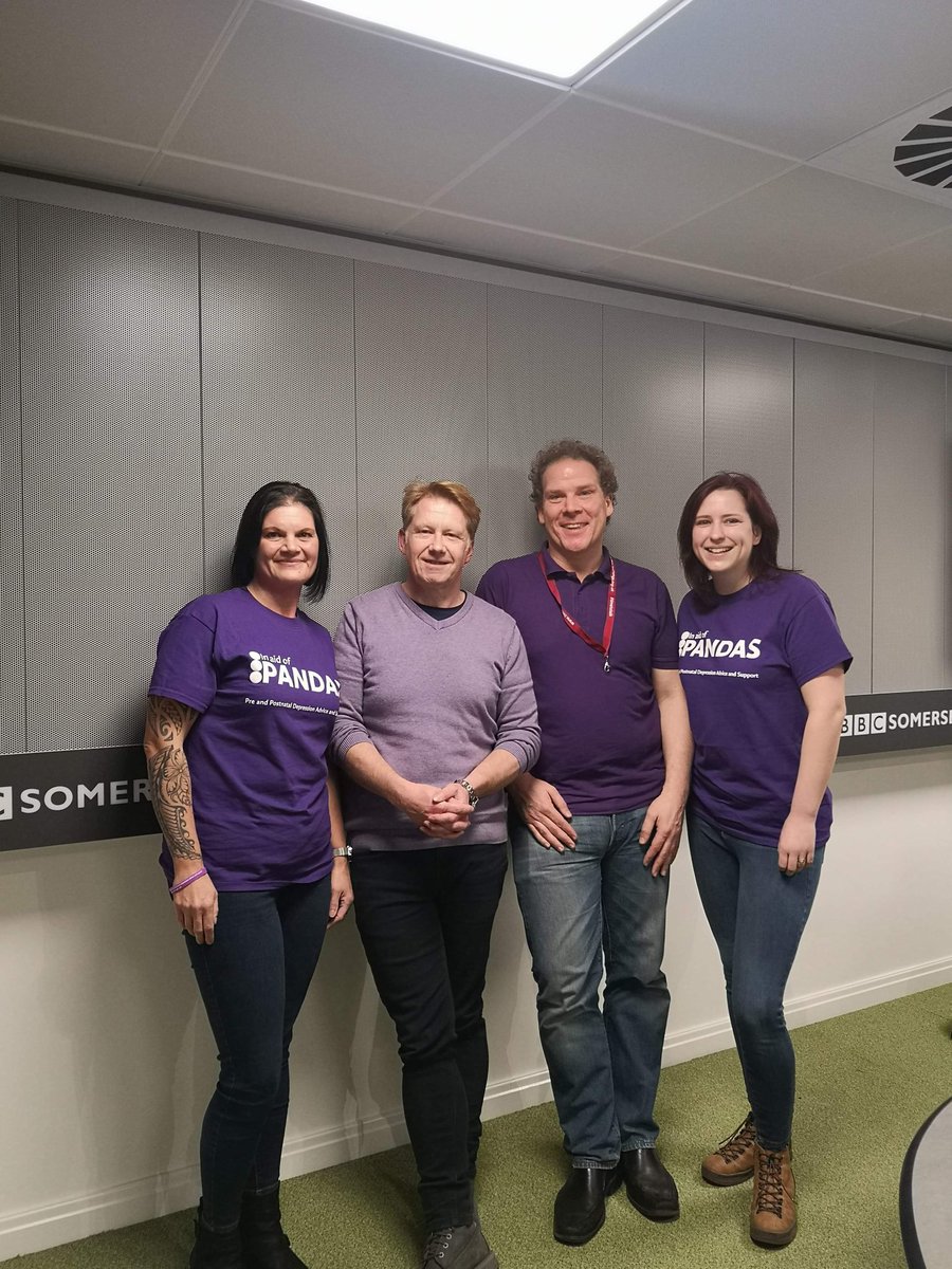 WellingtonPAND4's tweet image. We&apos;ve had a fab morning on bbc Somerset...thank you for inviting us! #pandashr #pnd #bbcsomerset #simonperkin #wellingtonsupportgroup #support  #volunteering  thank you @scottjburnett for joining us...... Pandas helpline is available 9am to 8pm free from UK landlines/mobiles