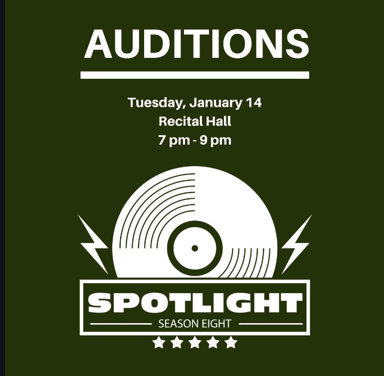 time4lib2fly's tweet image. Auditions tonight!   We’ll see you there! ALSO...don’t forget....auditions for a new host will be in the CAB office today from 1pm - 5pm.