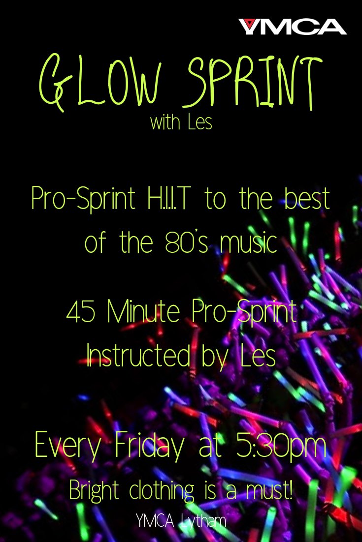 LythamYMCA's tweet photo. Have you tried this yet??

If you haven't you need to give this a go! the atmosphere is amazing! So much fun and a great workout!

#GlowSprint #Lytham #YMCALytham #Spinning #LesCurrie https://t.co/ZMudYQzyzk