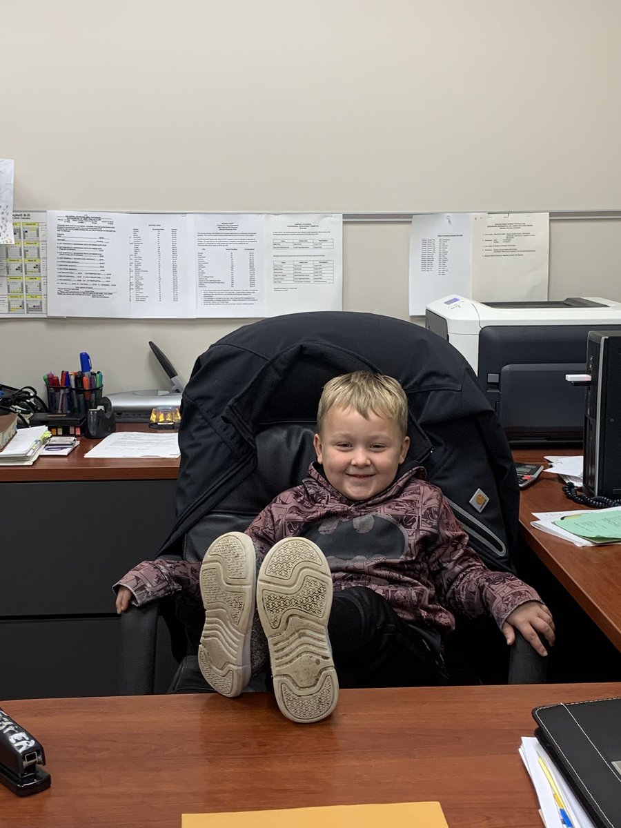 brfoster1s's tweet photo. “Wants to be like Mr. Foster when he grows up so he can sit at his desk all day!” Figured he better start practicing!!!
#CesCamels #KidsDeserveIt https://t.co/xRiSailEkR