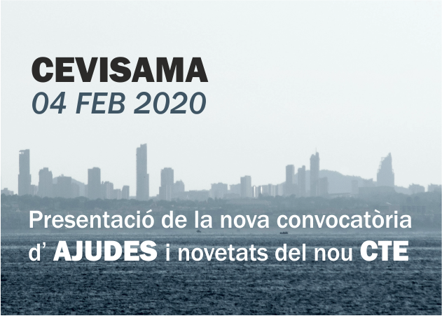 📣Jornada de presentació de la nova convocatòria d'#ajudes de la <a href="/generalitat/">Generalitat</a> i del Pla d'Habitatge i de les principals novetats del #CTE 
📍 <a href="/Cevisama/">Cevisama</a>  🗓️4feb ⏳9.30-14.00

👉Programa e inscripció gratuïta bit.ly/36Uyo6z