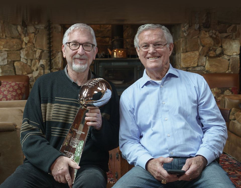 ArtCnow's tweet photo. I'D LIKE TO THANK THE ACADEMY. Oops, wrong trophy. I had a fun day in Coatesville, Pa with the Glasstown Productions team interviewing former Eagles, Rams &amp; Chiefs' coach Dick Vermeil for a documentary about businessman John Scarpa. https://t.co/ippBbKW3fI