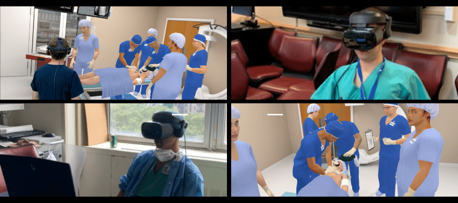 HealthySim's tweet photo. New post "New Study Finds VR Effective for ACLS Training with 83% Cost Savings" @HealthScholars1 - https://t.co/Mz1SjPodKi https://t.co/VRGFmCMoI2