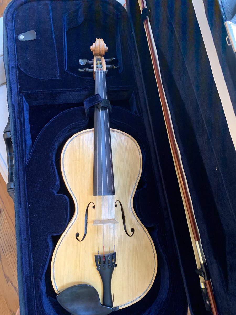 strings_cghsnc's tweet photo. Congratulations to Gabriella Ercolino for winning this violin!!  She was selected from a pool of applicants across the state of NC by displaying her musical talents for the violin.  Way to go, Gabby! We are so proud of you! https://t.co/7x6DQXRwDc