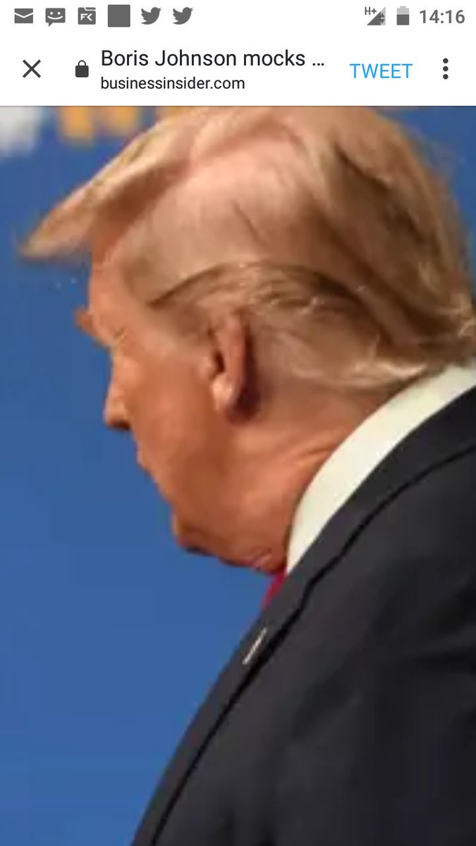 Flagbuilders1's tweet photo. Is that a toupee Trump? https://t.co/J3UHeeu0r6