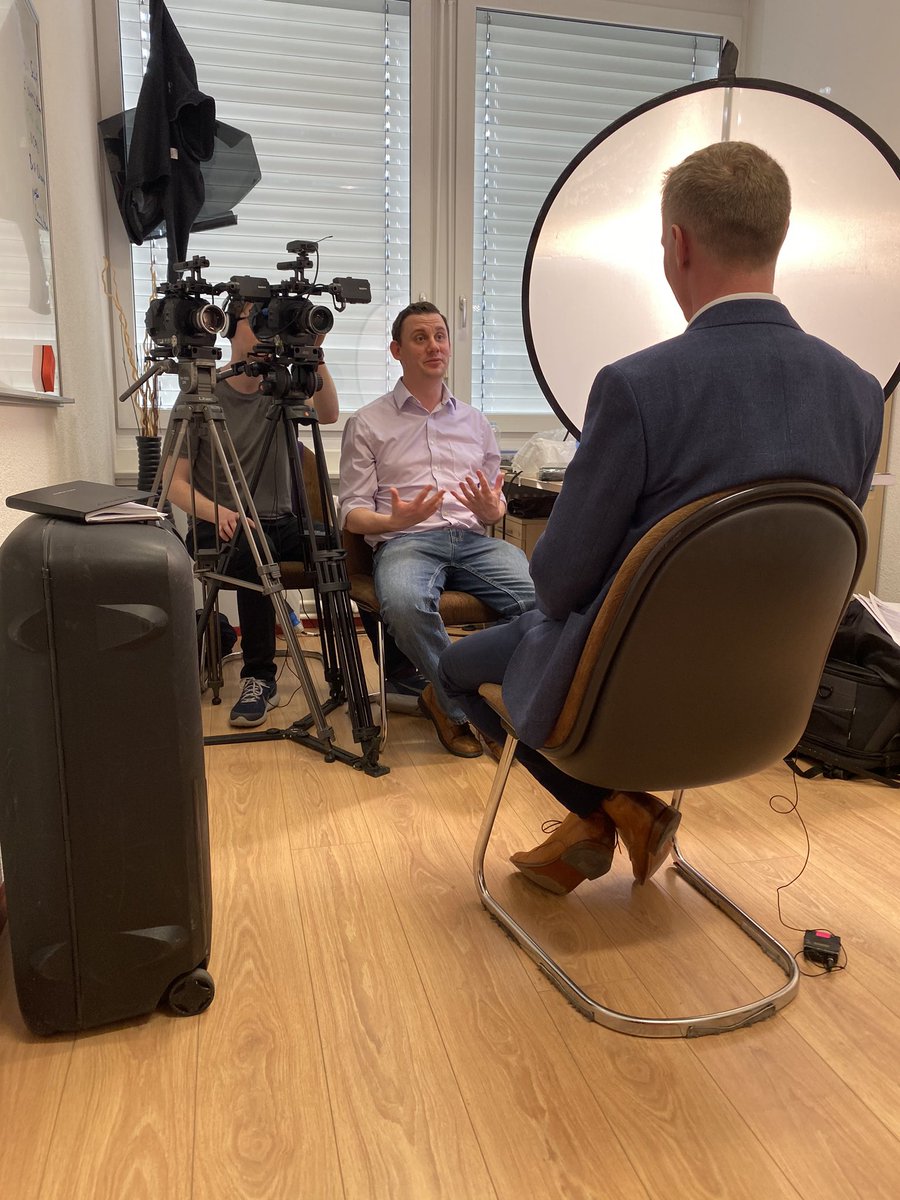 ISZN_School's tweet photo. #BehindTheScenes of today’s video shoot with @Affixxius and our Principal @JTaylor_swiss in one of the leading roles. Looking forward to seeing the final result. 🎥 #ISZN #videoshoot https://t.co/JEDWAzhiRg