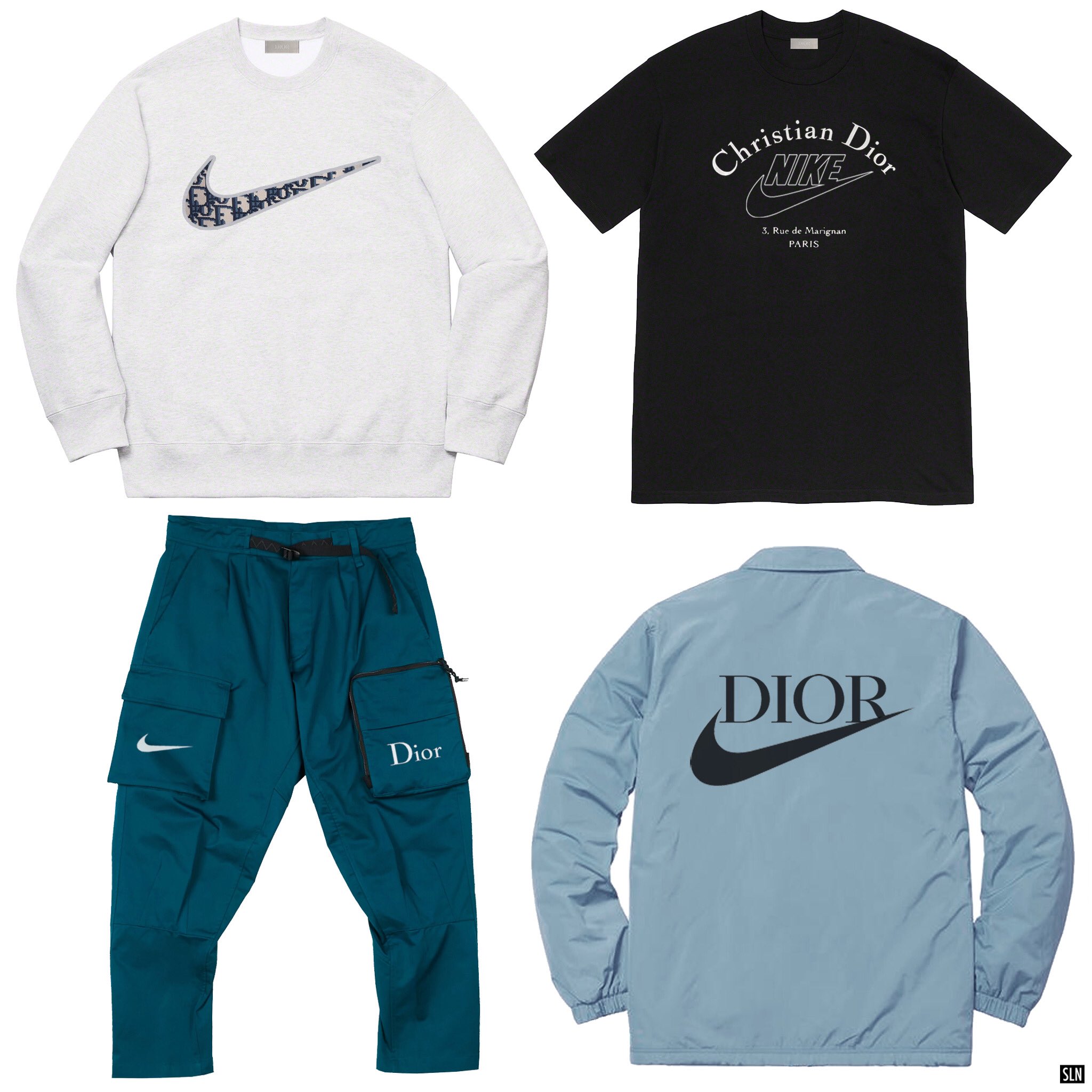 dior jordan collection clothing