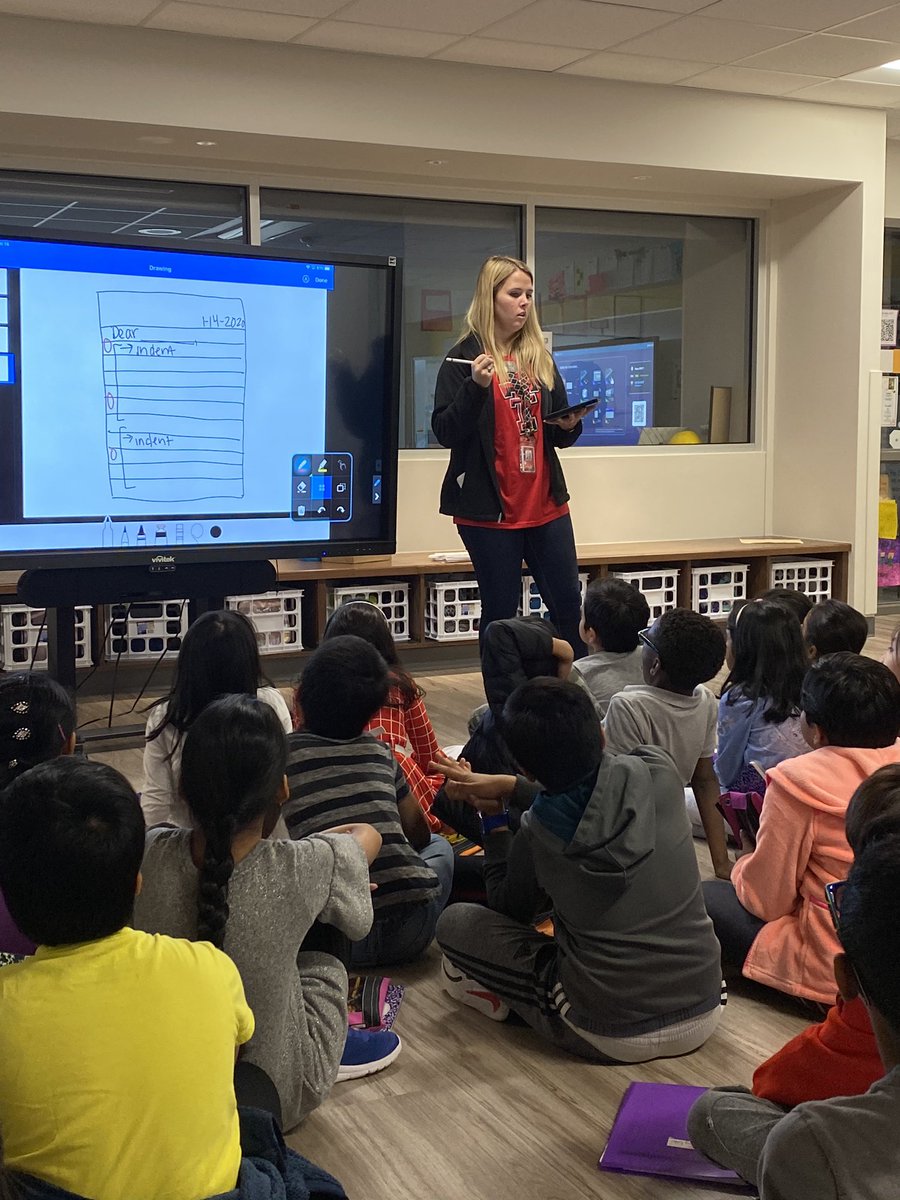 I love how <a href="/MsCassidyCRE/">Katie Cassidy</a> &amp; <a href="/MsWilsonELAR/">Morgan Wilson</a> are working together to create pen pal opportunities between our classes! Talk about PLC! Our 3rd graders are so excited to write back to their pen pals today! #crecoyotes