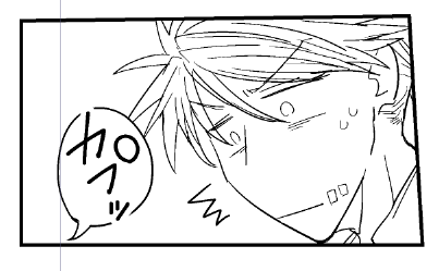 こういうコマ描くの好き 