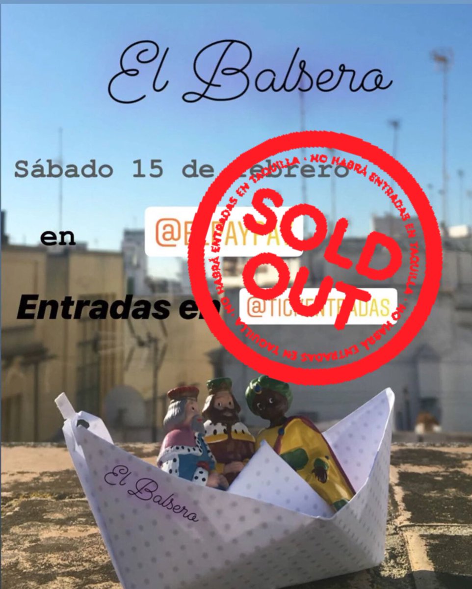 Bienvenido_es's tweet photo. El Balsero vuelve a completar las localidades de @elpaypay
.
Muchísimas gracias 🙏
.
Seguimos navegando
#pituque #rauldominguez https://t.co/hUDIBwJGH7