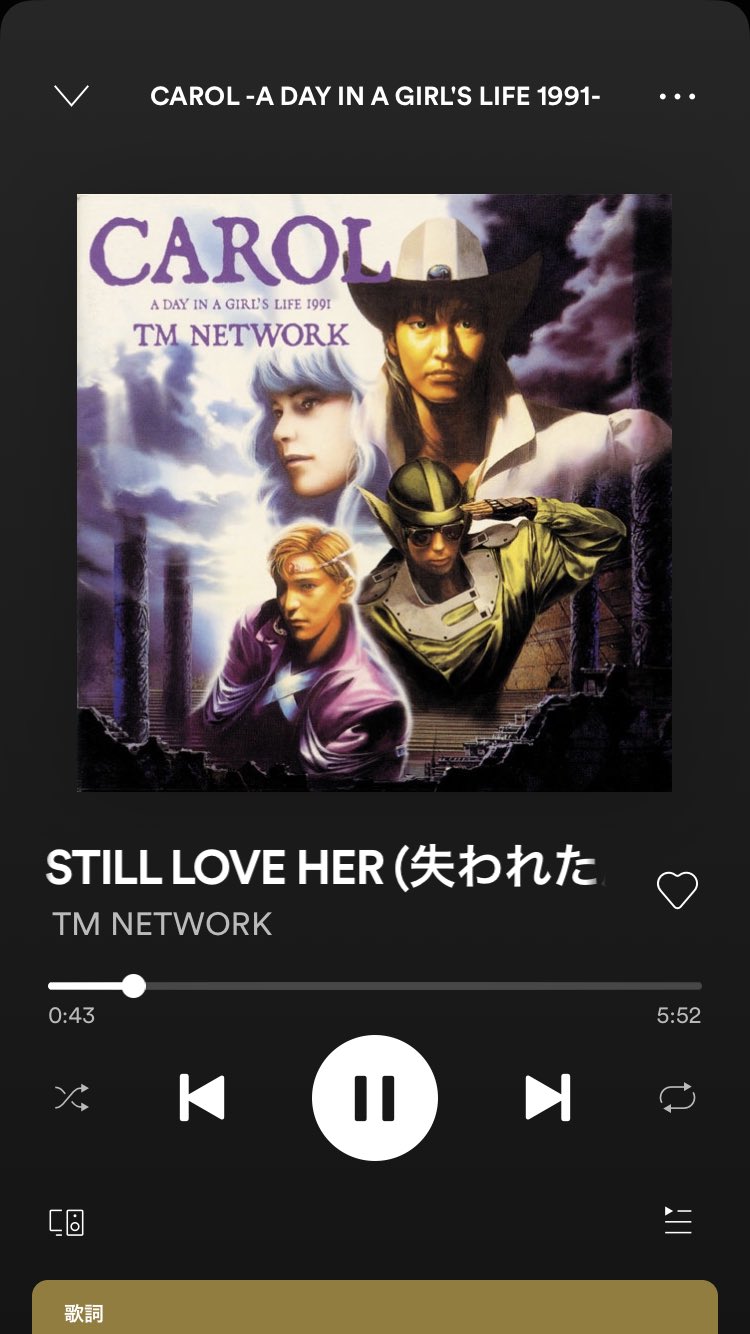 株式会社タニタ 今日聴きたい曲 1月14日 Tm Network Still Love Her 失われた風景 シティーハンター2のエンディングテーマ 冬の街の情景と何気ない日常を想像させる曲で ちょっと疲れた日に聴くと癒されます 同じメロディフレーズが繰り返され