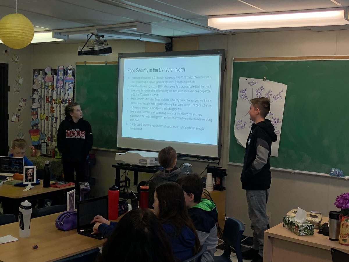 slackt's tweet photo. $26.29 for orange juice in Nunavut? $16.79 for ketchup? We won’t even talk about pop. @mrs_nesrallah’s Gr. 6 class is blown away by the cost in Canada’s North and are doing the math comparing costs! #JERPride #ocsbDL #ocsbmath #ocsb https://t.co/JJEQumXlJA