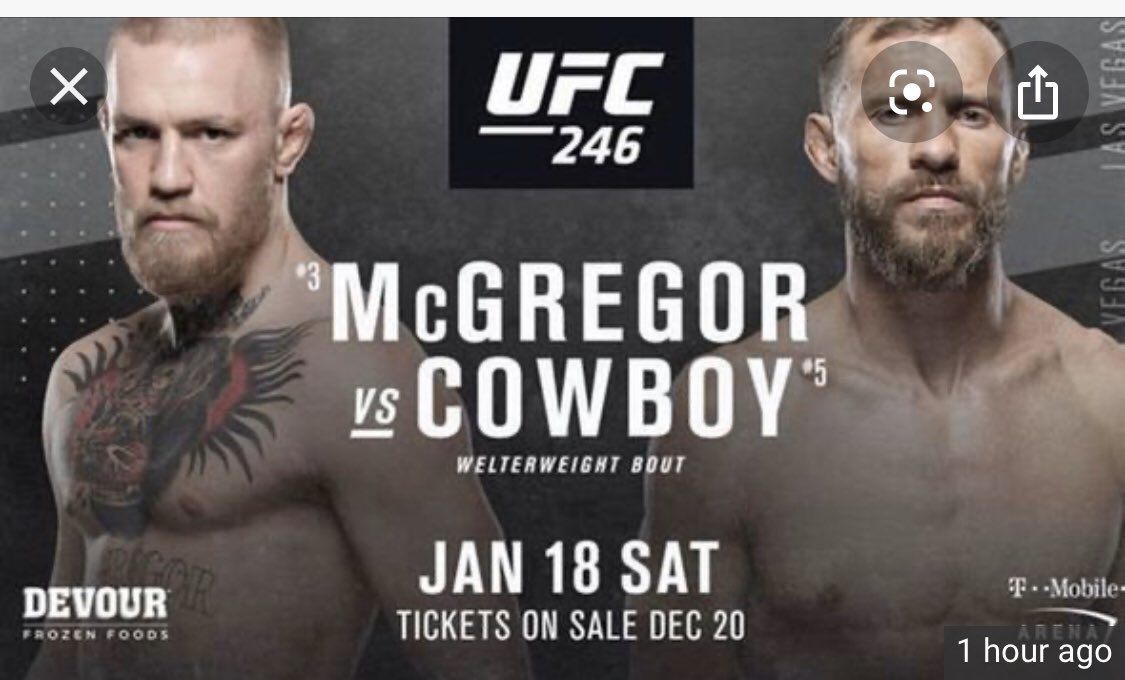 GoogooMorley's tweet photo. Win a Trip to UFC 246 in Las Vegas, and buy a ticket to support our Fundraiser at 7GI Society.
Bringing people together, to educate, share our culture and create action plans on Reconciliation! Only 375 ticket sold $40 a ticket. Etransfers 7gisociety@gmail.com Trip or $4000 cash https://t.co/GnRrsuIAH1