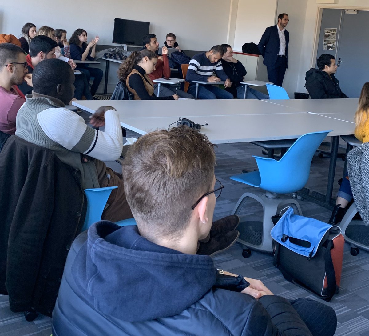 ba_zohra's tweet photo. Merci à notre partenaire @INSAToulouse de nous avoir accueillis aujourd’hui pour présenter nos programmes #MastèreSpécialisé de @tbs_education 
#ingénieur #doublecompetence #Management #marketing #finance #audit #contrôledegestion #innovation https://t.co/UwvxJwNPSo