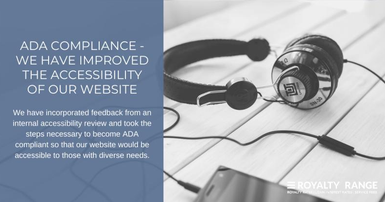 RoyaltyRange's tweet photo. We are happy to be more inclusive! #RoyaltyRange is now ADA compliant 😎
Click here to find out more ➡️ https://t.co/aanE8vl86F
#innovation #ADA #TP #transferpricing #royaltyrate https://t.co/dDcGVVRG1M