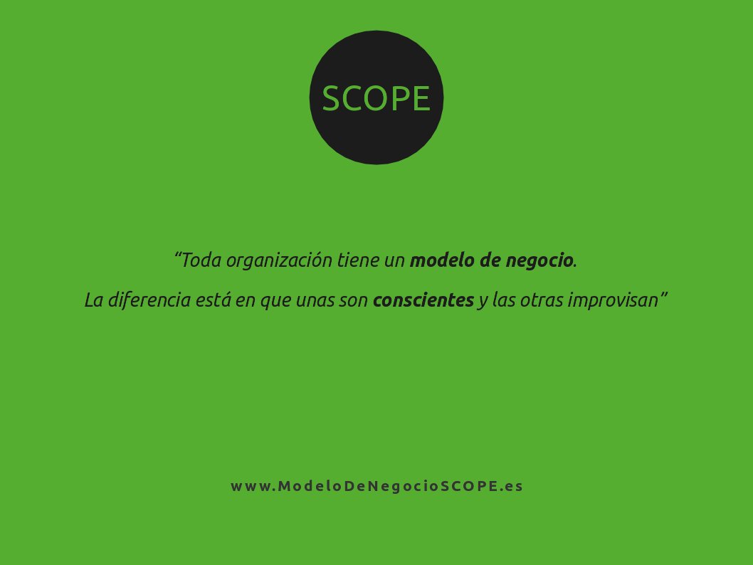 scope_es's tweet photo. «Toda organización tiene un MODELO de NEGOCIO. 
La DIFERÈNCIA está en q unas son conscientes y las otras improvisan.»

*** https://t.co/IJPfV81q7n ***

#ModeloDeNegocio #ConsolidaciónEmpresarial #Innovació #Estrategia #Competitividad #Colaboración #SCOPE https://t.co/hvGVD43pYI
