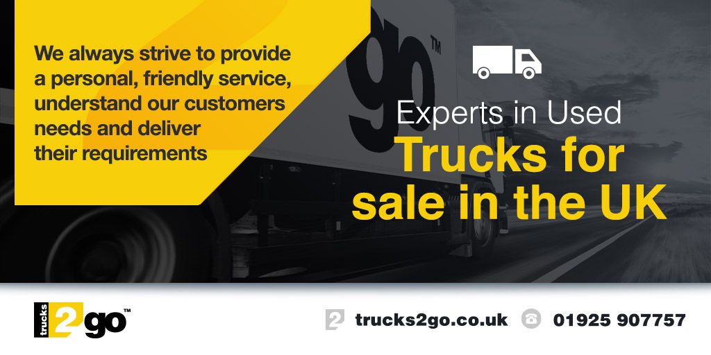 Experts in Used Trucks for sale in the UK.
We always strive to provide a personal, friendly service, understand our customers needs and deliver their requirements.
Find out more >> buff.ly/2rRfq1A