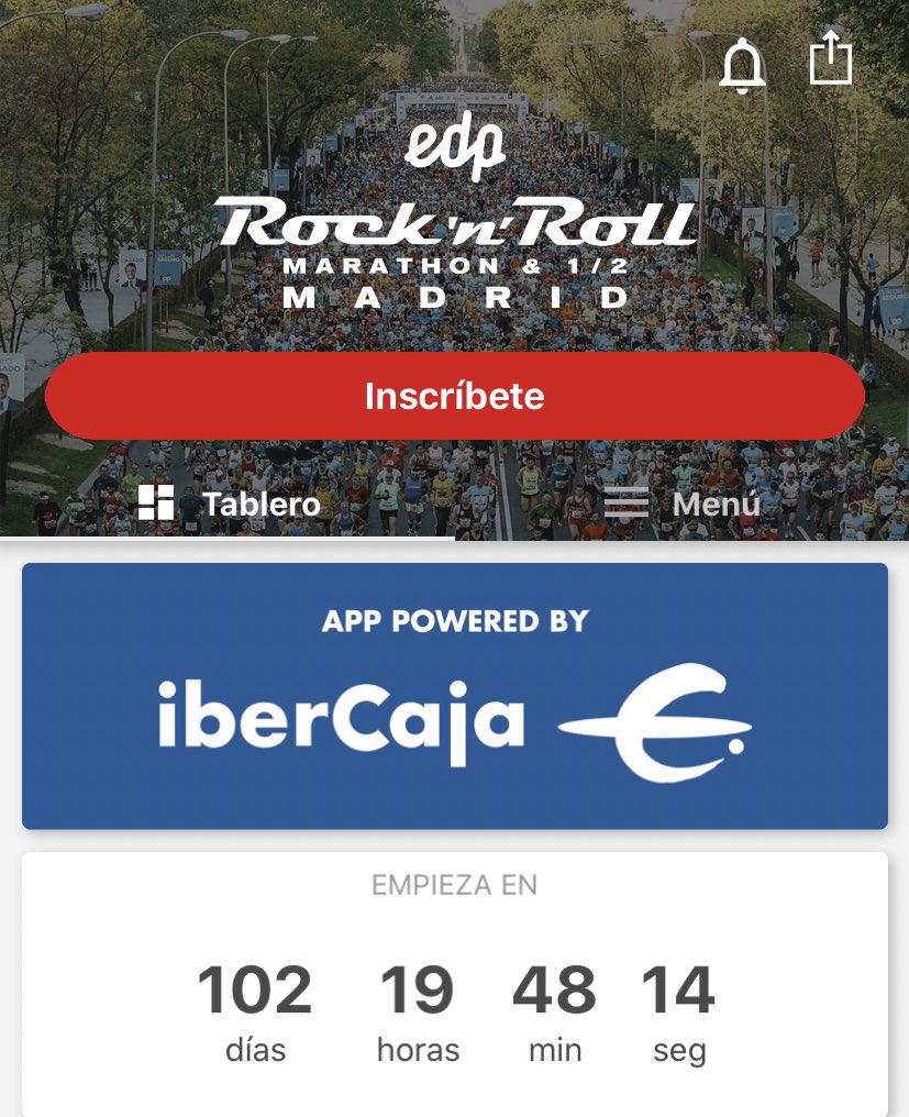 ¡Actualiza tu App del #EdpRNRMadrid!

Hemos reforzado la aplicación para disfrutar al máximo de la carrera desde tu móvil📲 

Y si aún no la tienes puedes descargarla gratis en:
- Apple Store: apps.apple.com/us/app/id10645…
- Google Play: play.google.com/store/apps/det…

Powered by <a href="/ibercaja/">Ibercaja</a> 🙌🏻