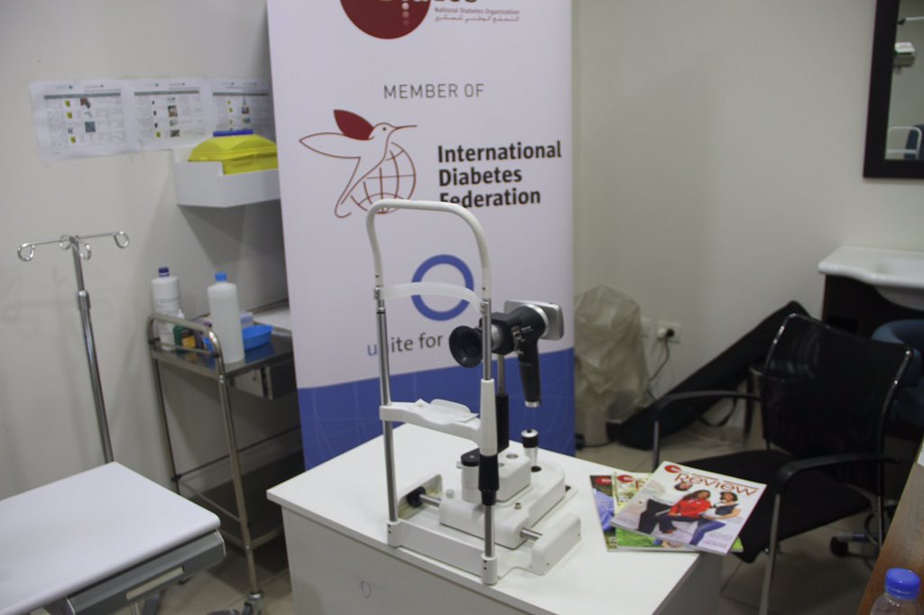 DiaLebOrg's tweet photo. #DiaLeb provided free #retinal screening for patients at #Jdeideh Municipality Center of Primary Care in collaboration with the Ministry of Public #Health (MOPH) on #January 10 & 11 using a #fundoscope DEEP-DR donated to DiaLeb by @IntDiabetesFed (#IDF). https://t.co/g5zvCvSxV5
