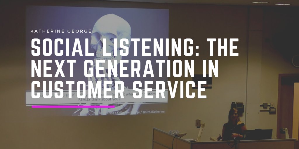 FutureSyncConf's tweet photo. ๐บ #FutureSync19 Recap
@OhSoKatherine from @OhSoSocial // Social Listening: The next generation in Customer Service
โก๏ธ https://t.co/wRSfKwK0k3
๐
#FutureSync20 // 16th April 2020 // @PlymUni
https://t.co/YJKLMRAEJU https://t.co/90CSs5C7p6