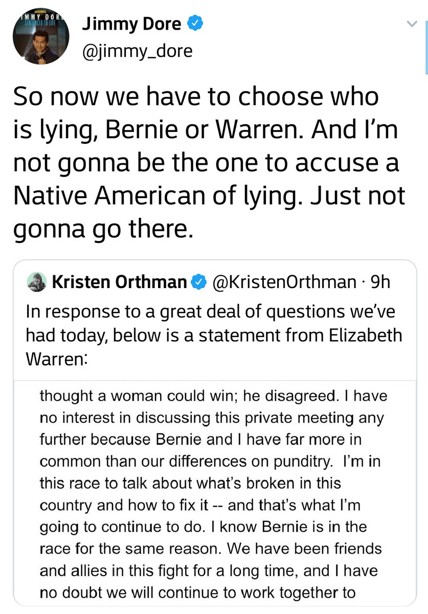 pacizzles87's tweet photo. #ITrustBernie
#ITrustWarren?? 🤔👌 https://t.co/hqXUlM8G5N