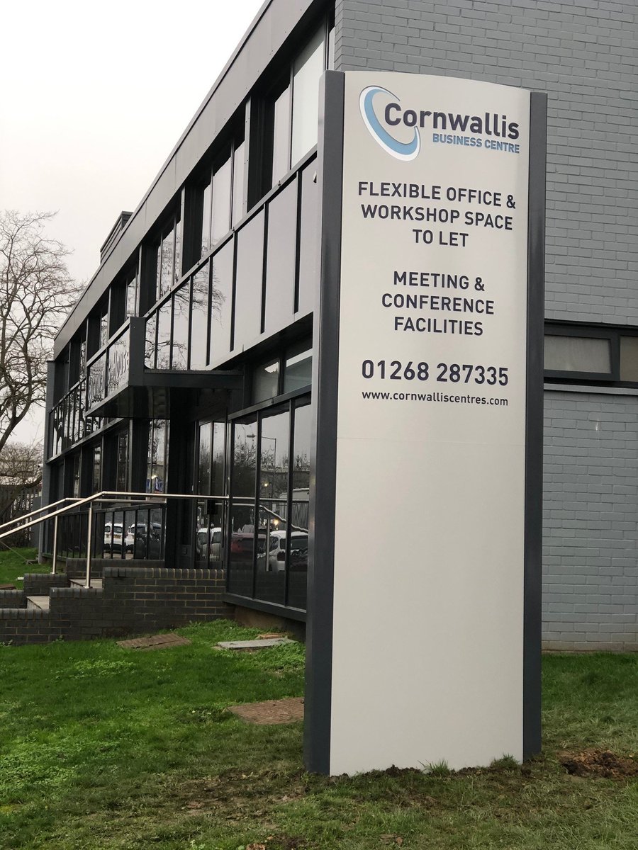 CornwallisBas's tweet photo. Our last install of Signs going in today, its been a superb refurbishment at Cornwallis, delighted with the results #cornwalliscentre #officestolet #basildonbusiness https://t.co/fzAaVxyxPN