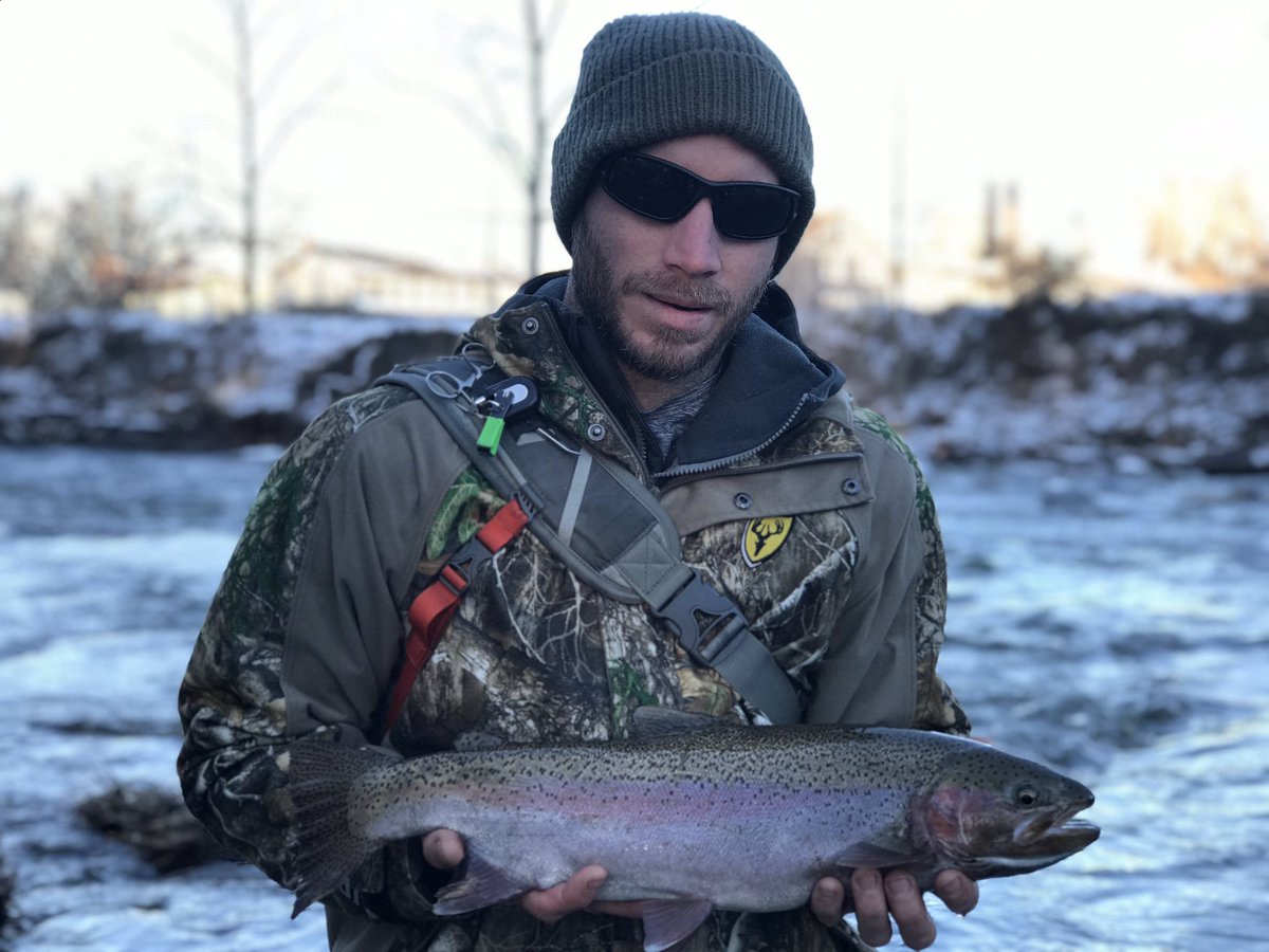 KeystoneAngler's tweet photo. My client Chris with some beauties! #keystoneanglersguideservice #erie #steelehead #steelheadalley #eriesteelhead #flyfish #flyfishing https://t.co/s465Fj0Qnr