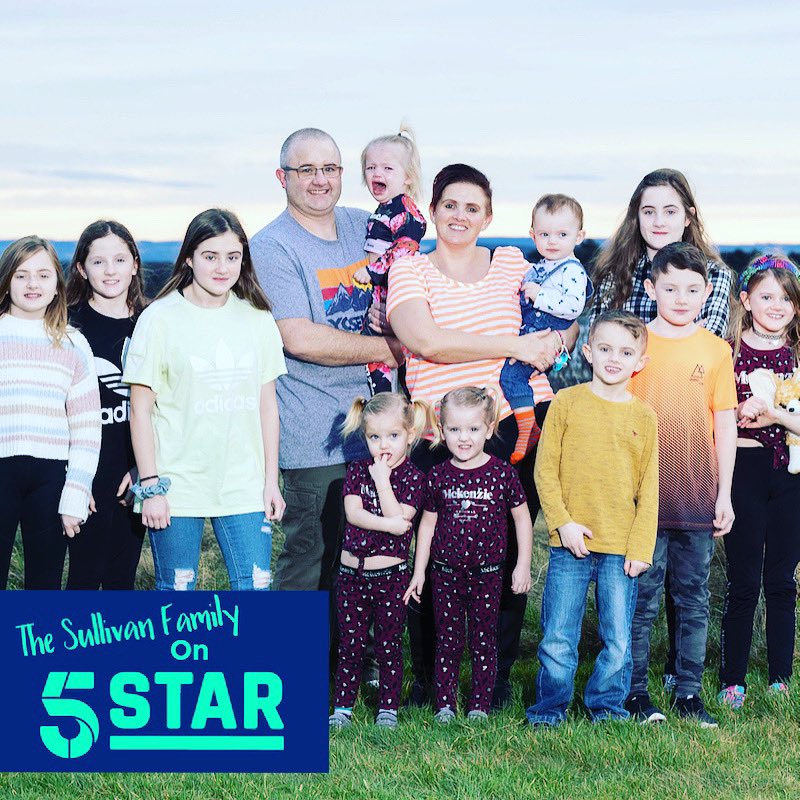 The Sullivan Family on X: Ok tonight's the night!! 😬 9pm channel  @5star_tv . . #thesullivanfamily #docuseries #meandmy10kids #channel5star  #herewegoagain #realitytv  / X