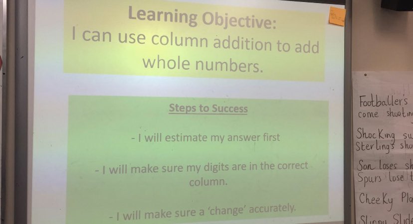 HolyName_School's tweet photo. Year 5 on fire in their second week back. Practicing column addition. Working hard and taking pride in our achievements. #wecanwewill!! https://t.co/gL1awrtgCh