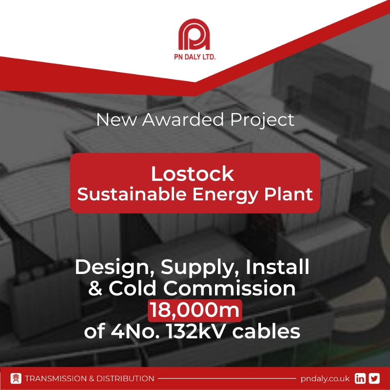 PN_Daly's tweet photo. @PN_Daly are grateful for the opportunity to install over 18km of 132kV cables to the Lostock Energy Plant.
The completed project will help provide power to energise 110,000 houses and helps to offset over 200,000 tonnes of CO2 emissions each year
#win #RenewableEnergy #utilities https://t.co/pq6KwHnjfg