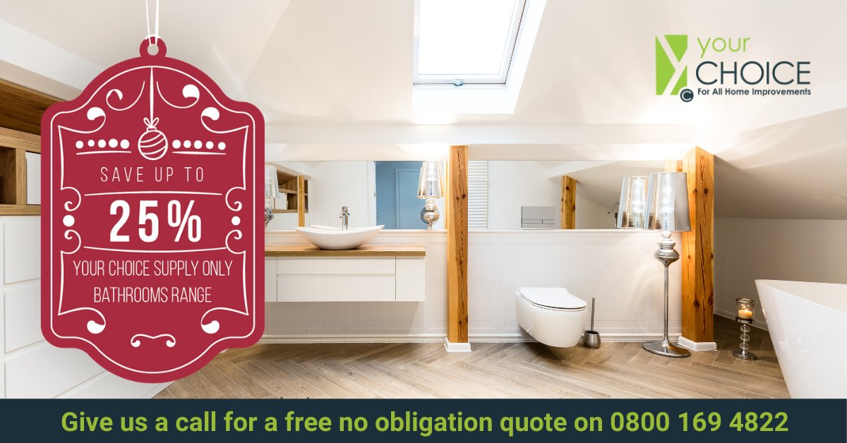 Take advantage of our 25% off discount on supply only bathrooms this January! 

Call for more information or a quote on 0800 169 4822 
.
#bathroom #home #renovate #homeimprovements #ukhome #manchester #failsworth #manchesterhome #instahome #instadaily #instahomes
