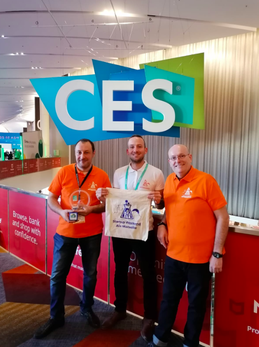 swAixMarseille's tweet photo. Retour sur le #ceslasvegas 2020! 💥💥
3 #startups startups exposantes sont issues du #SWAM et #SWTLN, et on est super fiers!! @Geo_sentinel, lauréat SWAM Makers, Agrove, lauréat SWAM Smart City, SunLeavs lauréat SWTLN et participant SWAM. Bonne continuation à eux ! 🚀🚀 https://t.co/YSf2z8EibP