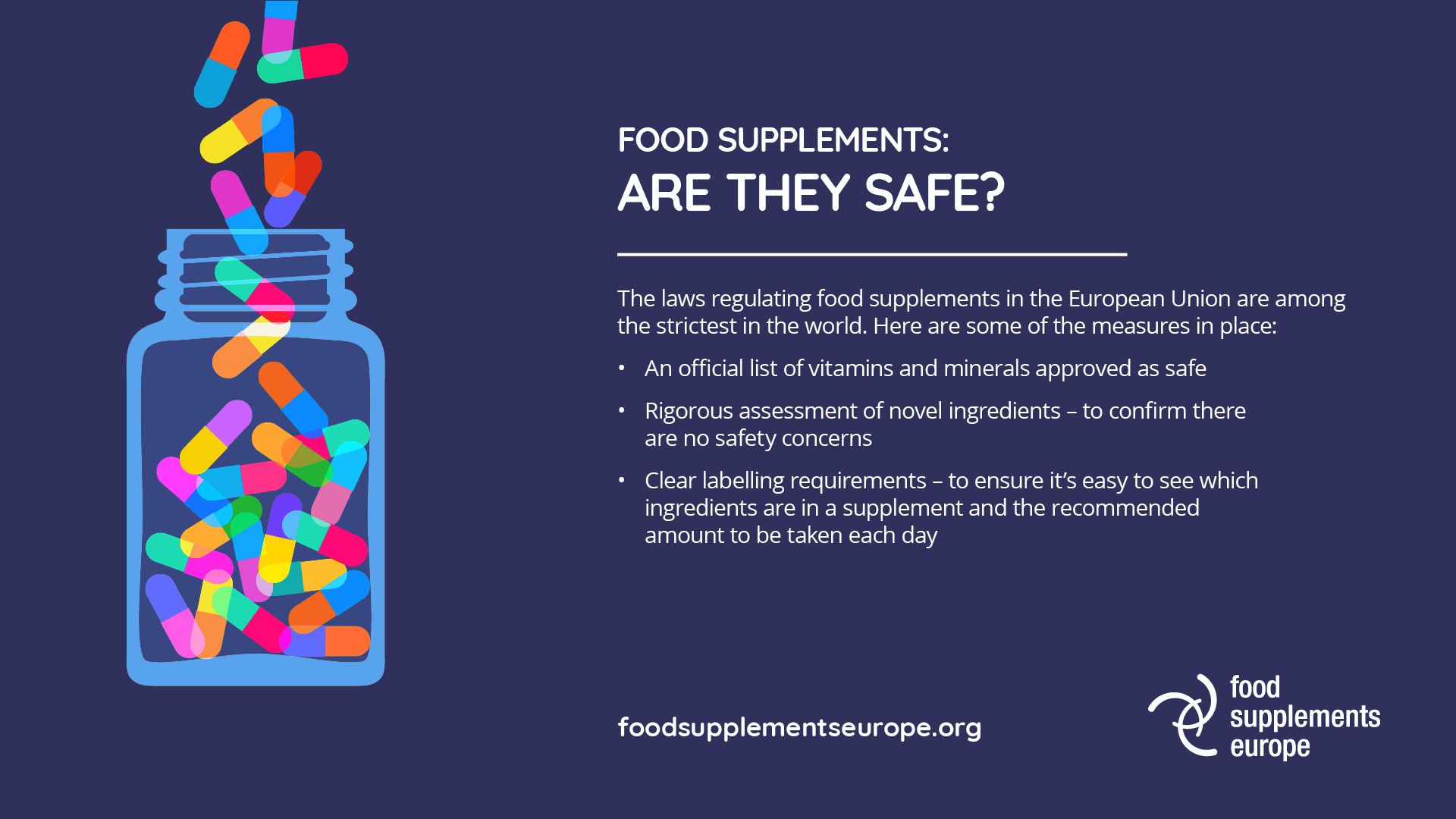 Food Supplements Europe on Twitter "Here’s how strict regulation helps
