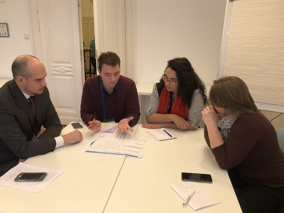 LGI_earth's tweet image. Participants in #Budapest are applying today’s material to solve a real-world challenge: a #ClimateEmergency was announced by the mayor last fall. How can #SciencePolicyInterfaces be used to support #climate actions related to #biodiversity &amp;amp; #ecosystem services?