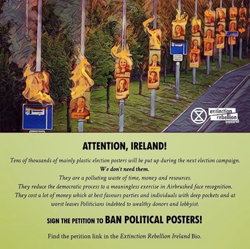 In the age of social media, websites and apps, there is absolutely no need to be plastering election posters on our streets anymore.

With an election now announced by government, the banning of posters should also be instated. It’s 2020, they are long-outdated.