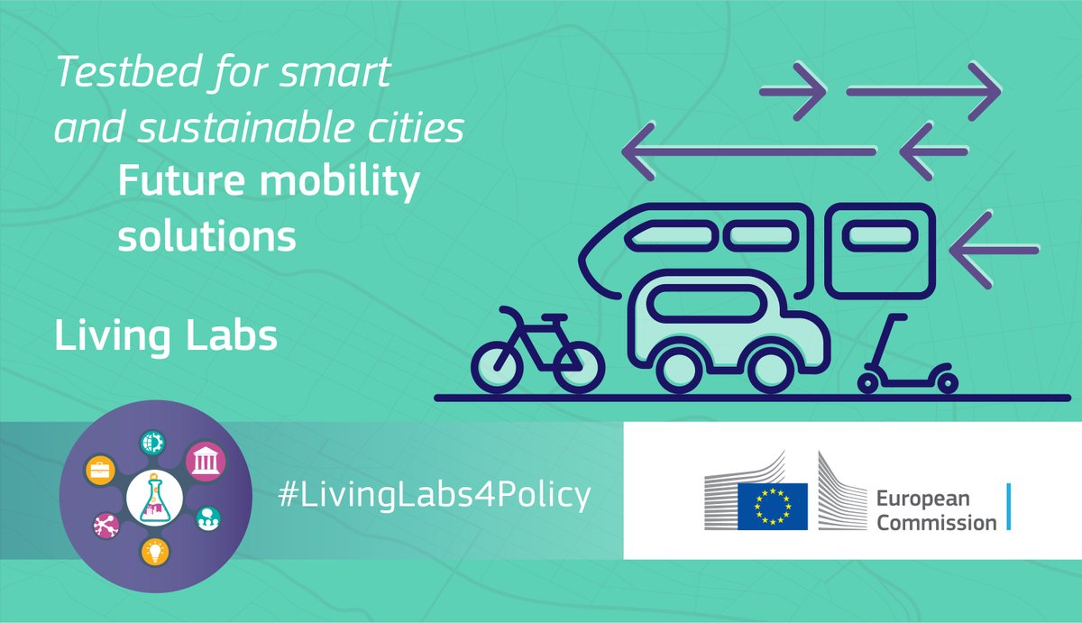 EU_JRC's tweet photo. We are looking for #SMEs working on future mobility solutions to join us in co-creating #LivingLabs4Policy in Ispra 🇮🇹

We offer⬇️
✅controlled environment
✅laboratories &amp; technical support
✅scientific expertise
✅advanced infrastructures

✍️Apply here: https://t.co/FUFHUvIqqi https://t.co/IEhY9swKu6
