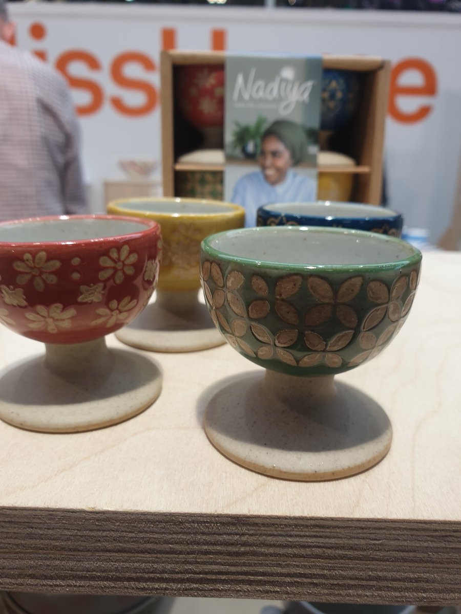 StartLicensing's tweet photo. Some lovely new additions to #BlissHome @nadiya_official #homewares #makelifecolourful range on show @TopDrawerLondon https://t.co/nho3vfQ3PE