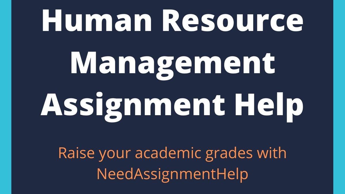 NeedAssignment's tweet image. Looking for the best human resource management assignment help? Connect to us right now and avail great discounts on each assignment booking. Visit - bit.ly/2Nr1q6l
.
.
.
#HumanResource #HumanResourceManagement #HumanResourceManagementAssignment #HumanResourceAssignment
