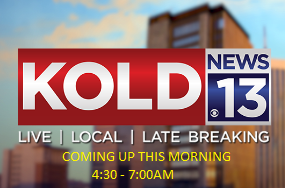 ACNewsman's tweet photo. Happy #Tuesday! This morning on @KOLDNews - @WaldrefWeather tracking a VERY nice day in #Tucson, good news at the border, and tracking the latest reaction in #LSUvCLEM.
Join us! https://t.co/ivYHEhJ5hG