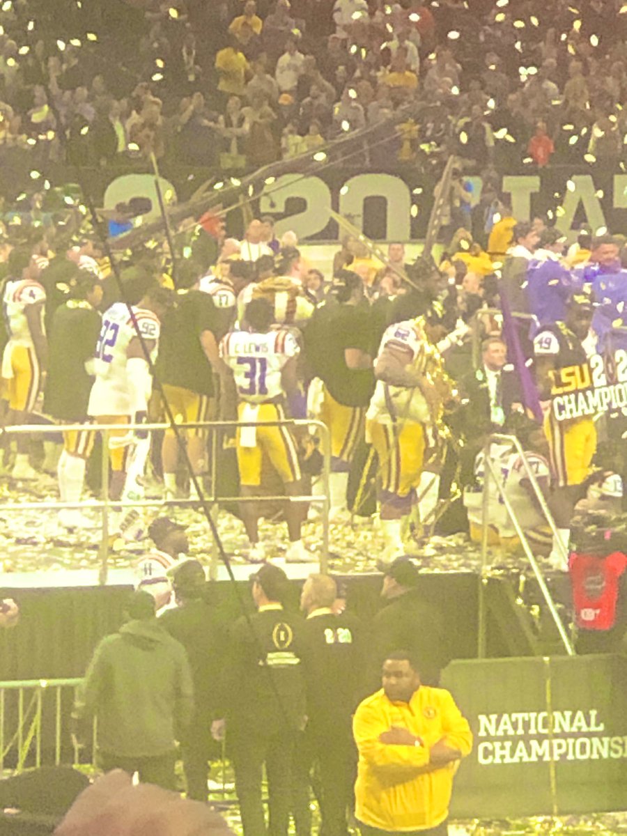 ApDeanSmith's tweet photo. Once a champion, always a champion. Thank you @_31Savage for allowing me to share this journey and these memories with you. God doesn't make mistakes. #MonroeLA #LSU #geauxtigahs https://t.co/z1c8DhTGKm