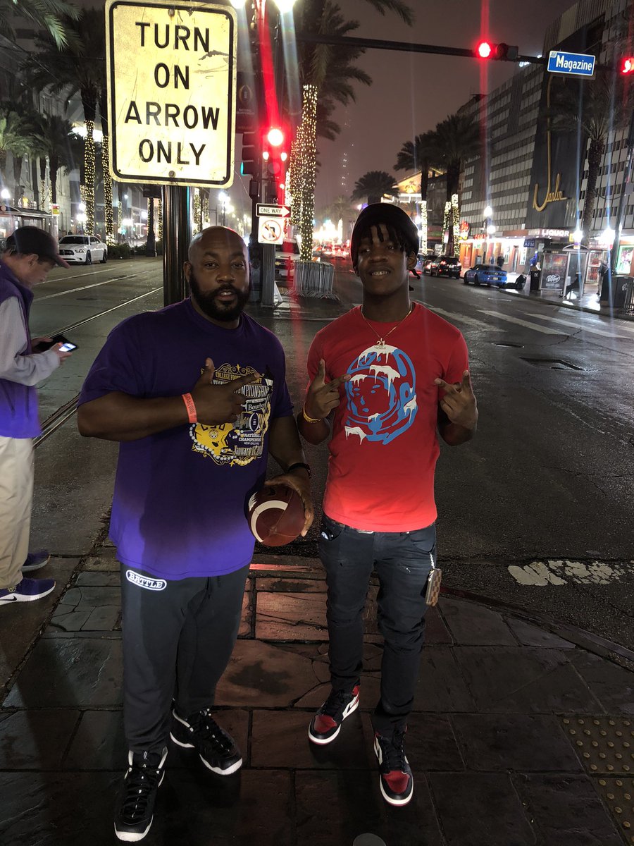 ApDeanSmith's tweet photo. Once a champion, always a champion. Thank you @_31Savage for allowing me to share this journey and these memories with you. God doesn't make mistakes. #MonroeLA #LSU #geauxtigahs https://t.co/z1c8DhTGKm