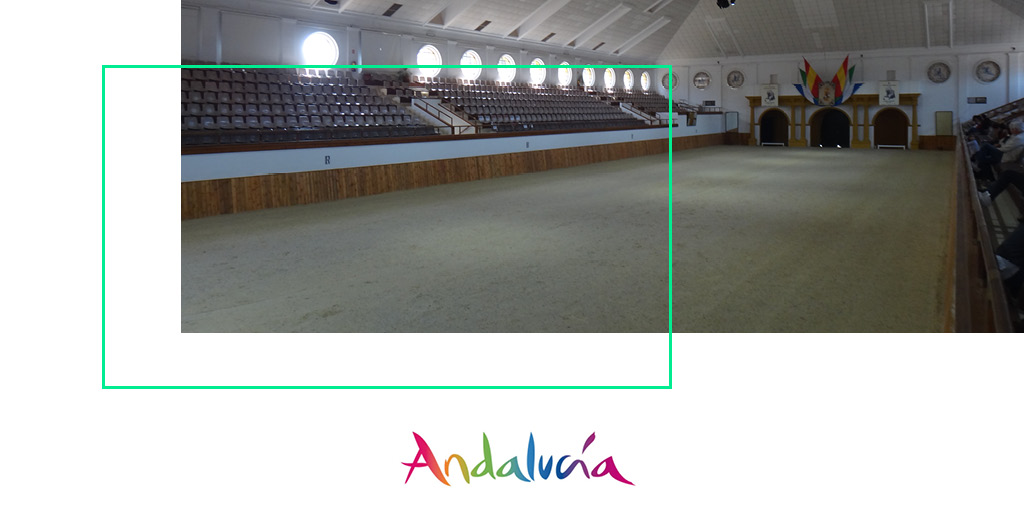 _turismoandaluz's tweet photo. #FITUR2020 |¿Conoces la #realidadcompartida? Una nueva herramienta tecnológica que permite vivir experiencias virtuales 360ª en grupo. En el stand de #AndaluciaenFITURpodrás vivir un espectáculo de la @realescuela desde el centro de la pista ¡Disfrútalo! @fitur_madrid #Andalucía https://t.co/xwMuW2hpnR