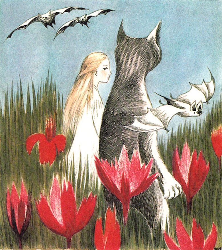 Brindille_'s tweet photo. Alice in Wonderland (Lewis Carroll) illustrated by Tove Jansson (Swedish artist, 1914 - 2001) https://t.co/aOLLG3W5AY