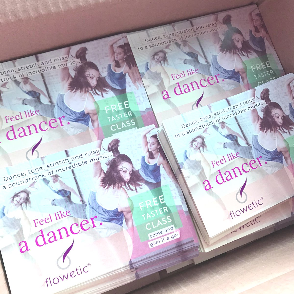 FloweticGlasgow's tweet photo. New flyers at the ready!
Grab one for yourself or a friend- I’ll be out around the West End dropping them off over the next couple of weeks. Try your first class for FREE!
#floweticfitness #feellikeadancer #glasgow https://t.co/Y9kY1NnDR4