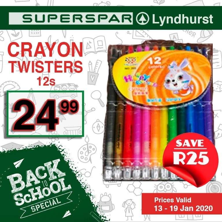 OnyxAnza's tweet photo. @LumsHole Crazy! seems to be only a difference in packaging.

Different brand but Lyndhurst SuperSpar seems to be even better priced for those who are close enough and looking for stationery. https://t.co/TVOEGmCWDv